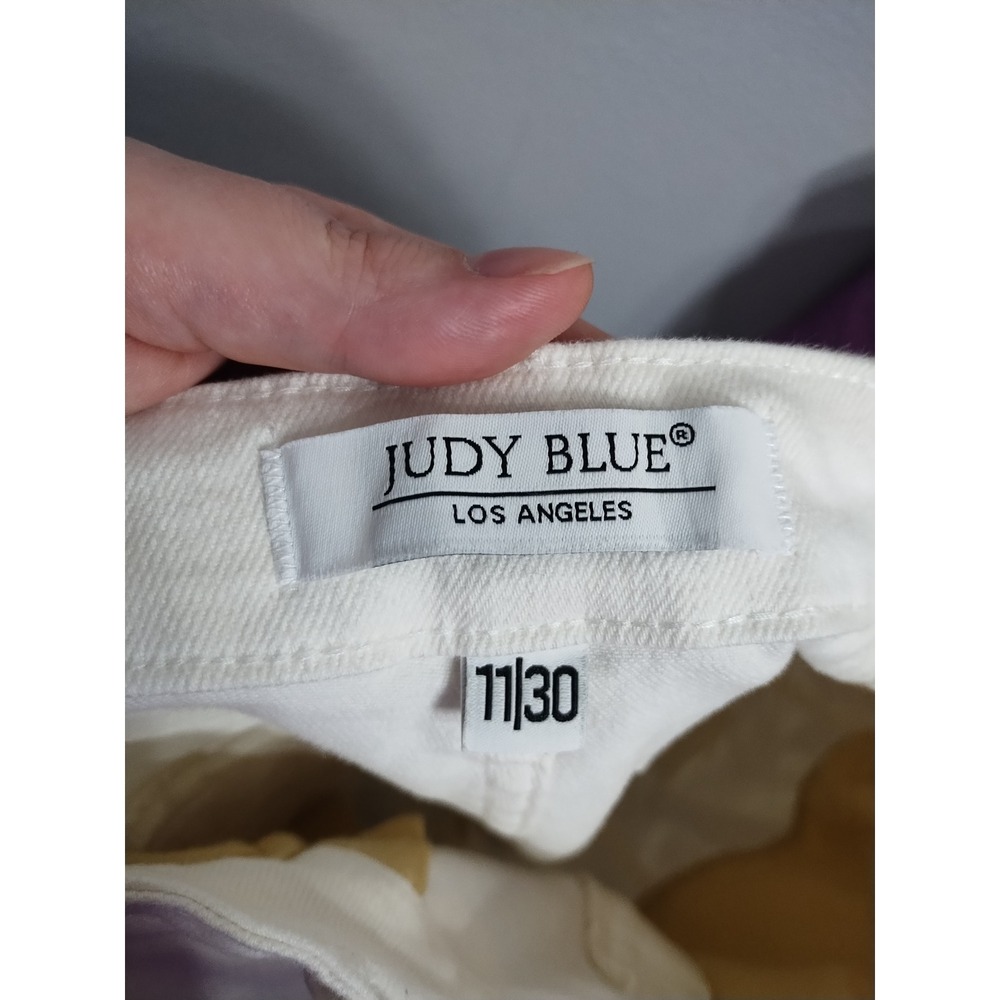 Judy Blue High Rise Cargo Straight Leg Preppy Boho Neutral Stretch Soft Pants 30 - Picture 8 of 10